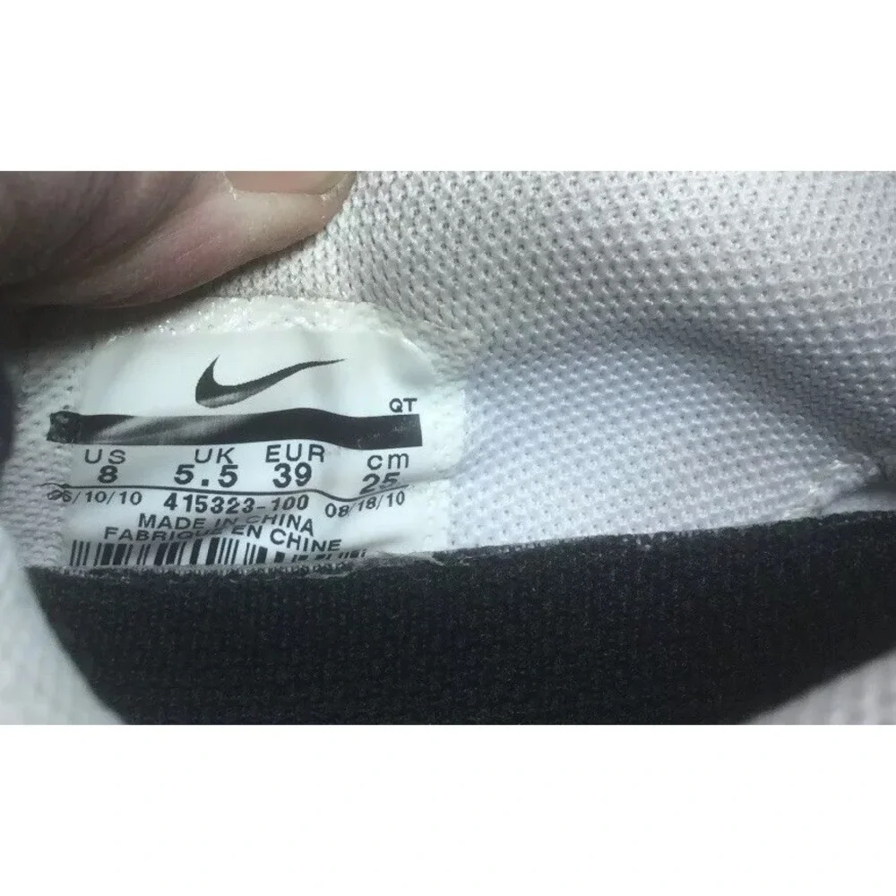 Nike‎ LunarMX+ Flywire Running Athletic Shoes 415323-100 Womens Sneakers Size 8M